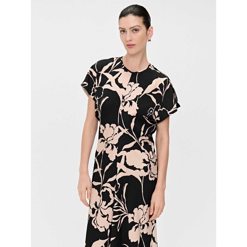 Veronika Maine Sand Lillies Draped Dress image number 2